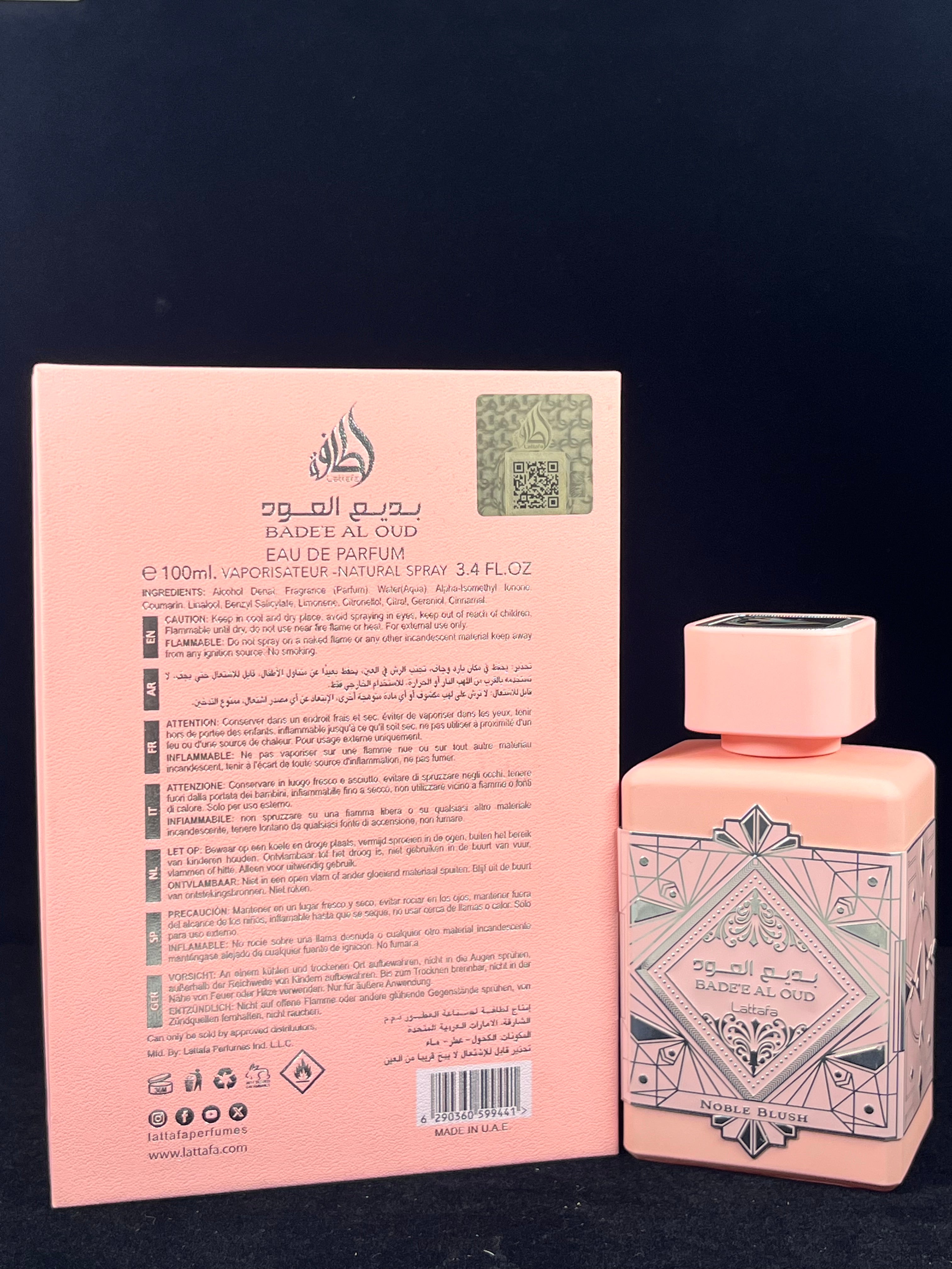 Badee Al Oud Noble Blush - Lattafa